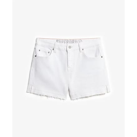 Superdry - Cut-off short met middelhoge taille - Dames - Jeans shorts