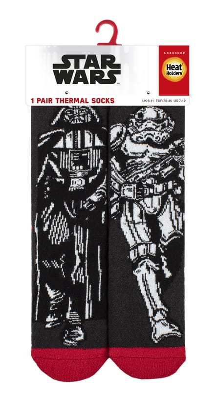 Heat Holders Lite - Nieuwigheid Star Wars-sokken voor heren - Darth & Stormtrooper