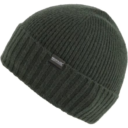 Basic geribde beanie muts voor dames
