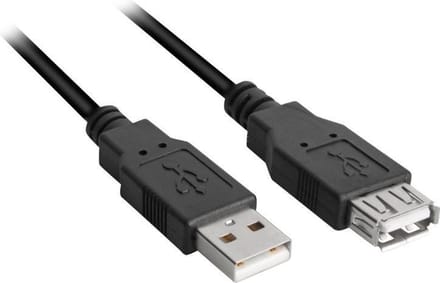 Sharkoon - USB extension cable - USB to USB - 1 m