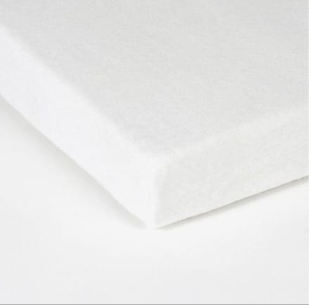 Molton Topper Hoeslaken-Rondom Elastiek-2Persoons-160x220-cm -Wit