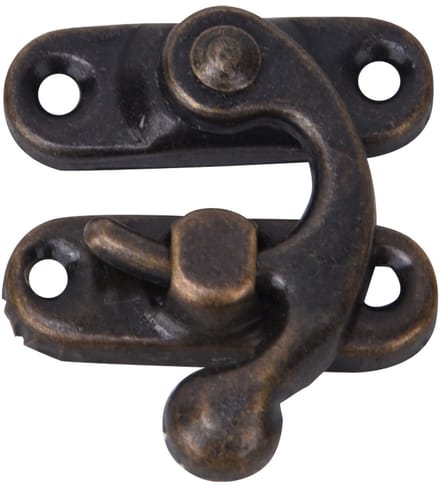 Dailygoods- Klink Antiek Design - Hasp Haak - Toggle Sluiting