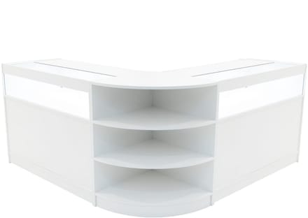 Theseus led-winkelbalieset - wit - lm60 + 2xb1200 - 3 planken