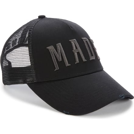 Milliner Made Trucker Cap - Black