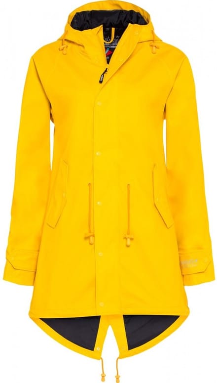 Gele dames regenjas / parka HafenCity® van BMS 7XL