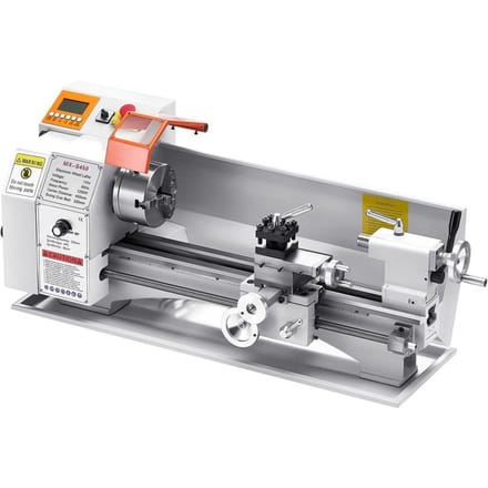 Metaaldraaibank Machine 8,7 x 18 inch Werkbank Kracht Metaaldraaibank Automatische Toevoer