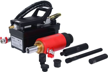 KS TOOLS Hydrauliek-eenheid 22t met lucht-hydrauliekpomp 13-delig - 440.9995