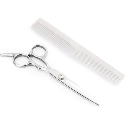 6 Inch Professionele Huishoud Schaar Knippen Uitdunnen Plat Recht Kappersschaar white