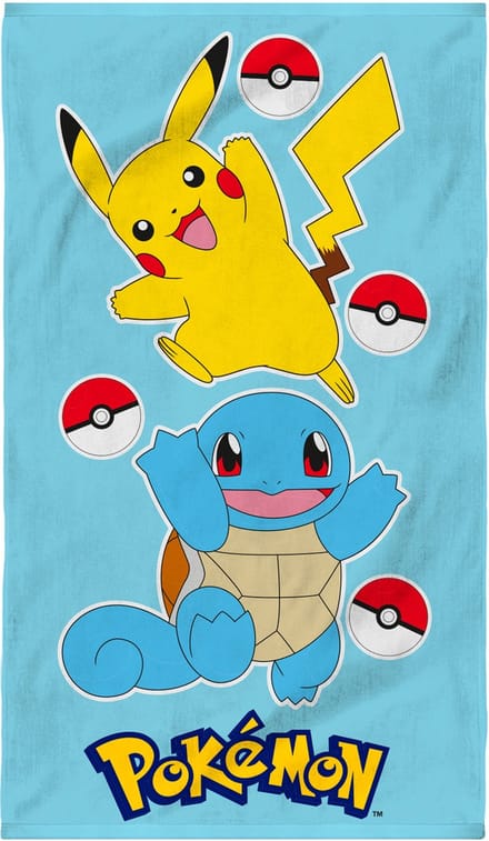 Pokémon Strandlaken, Port - 70 x 120 cm - Katoen