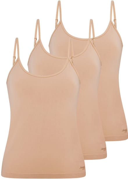sloggi Dames spaghettitop 3 pack GO Sense
