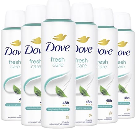 Dove Deo Spray - Fresh Care - 6 x 150 ml Voordeelverpakking