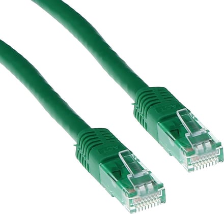 ACT Groene 0,5 meter U/UTP CAT6 patchkabel met RJ45 connectoren IB8700