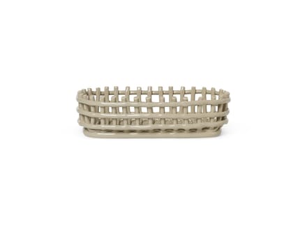 Ferm Living Keramiek mandje - cashmere