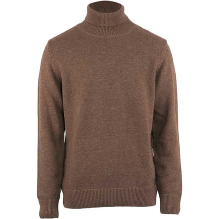 Kronstadt Andrew wool neck knit brown mel ks3133