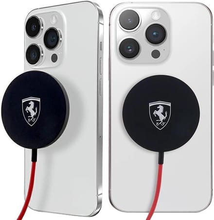Ferrari - 15W - MagSafe inductieve oplader - zwart