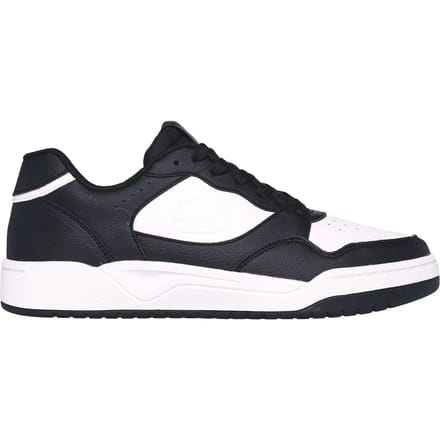 Skechers Koopa-Volley Low Varsity 183240-BKW, Mannen, Wit, Sneakers, maat: 45