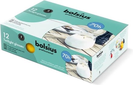 Bolsius - Horeca Twilight - 104/96 - 12 stuks per verpakking - Amber