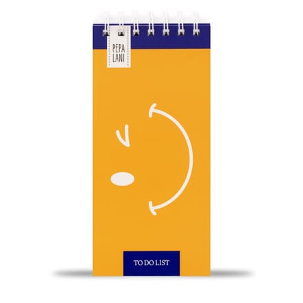 Pepa lani to do list - smiley orange