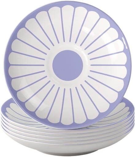 Espressountertassen Fleur Couleur ø 11,7 cm Set van 6