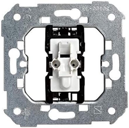Drukknop met licht - Schakelaar met indicator - Verlichting bedienen - Geïntegreerde lichtindicator - 10 A 250 V - Metaal