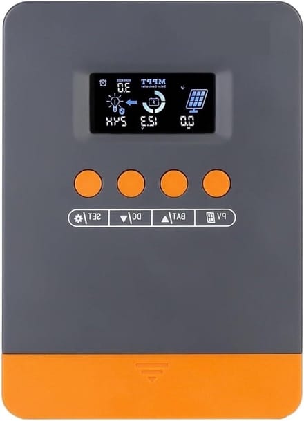 Zonne Laadregelaar - MPPT Regulator - Energie Beheer - Hoge Efficiëntie - 25A - Zwart