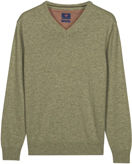 Baileys – Heren – Pullover – Gebreid – Regular fit – Ronde hals – Trui – Misty Green – 520091-725