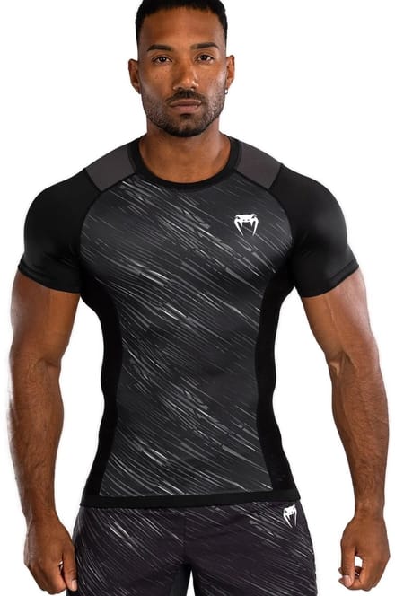 Venum Tectonic Rapid Rashguard Zwart Wit - L