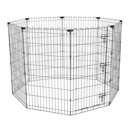 TIAKI metalen puppyren, hoog 8 panelen à 61x106cm hond