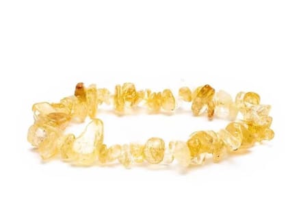 Yogi & Yogini Naturals - Armband Citrien chips - elastisch