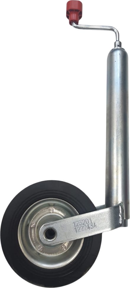 Alko Neuswiel Compact 48 mm, stalen velg met massief rubber wiel