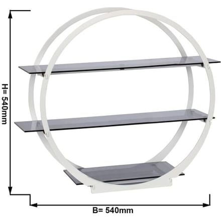 GGM Gastro Etagerie / Buffetständer - Ø 540mm - Weiß Wit