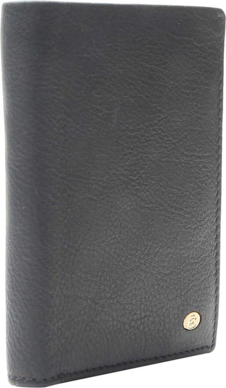 Esquire Portemonnee Chicago Wallet Compact Black Zwart