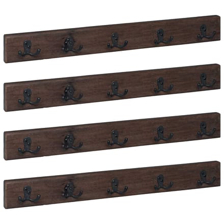 vidaXL - Hanger - Bruin - 60 - x - 7 - x - 8 - cm - Massief - Gerecycleerd - Hout