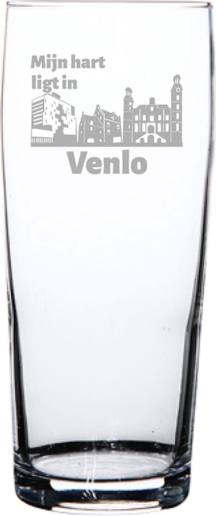 Gegraveerde bierfluitje 19cl Venlo