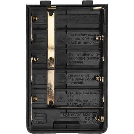 AA Batterijpakket Handige Plastic Batterijhouder Doos Compatibel voor Yaesu VX‑150 VX‑110 black