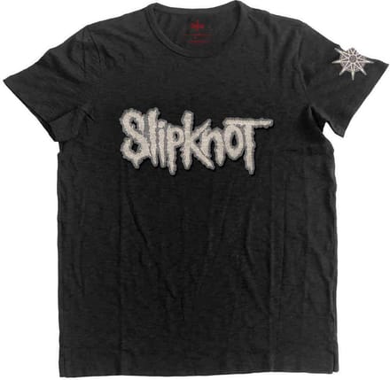 Slipknot - Logo & Star Heren Tshirt - S - Zwart