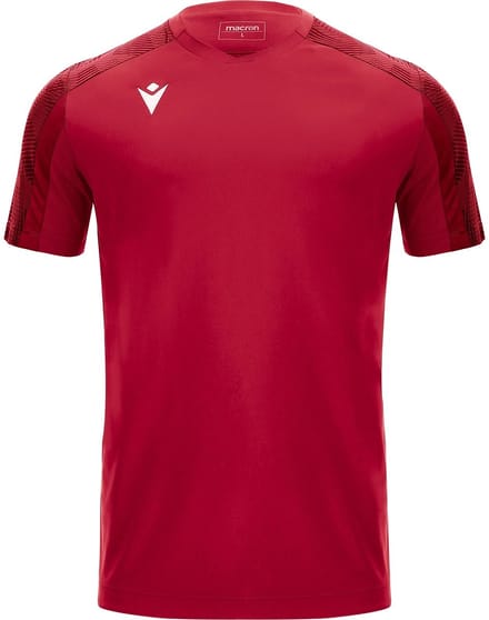 Macron Gede Shirt Korte Mouw Heren - Rood / Donkerrood | Maat: M