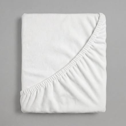 Dreamers Den Molton Split Topper Wit - 100% Biologisch Katoen - 160x200
