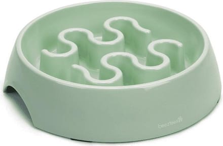 Beeztees melamine Calmo - Anti-schrok eetbak - Hondenvoerbak - Slowfeeder hond - 1L