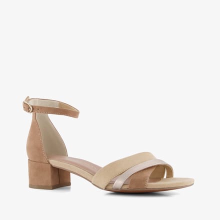 Marco Tozzi dames sandalen met hak chocolade bruin - Maat 41