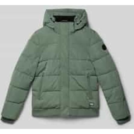 Gewatteerd jack met labelpatch, model 'HASWAR’