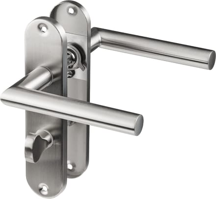 Rondo - WC-Slot RVS - Kort Rond Schild