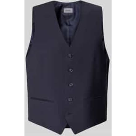 Regular fit gilet van scheerwolmix, model 'HUGO'