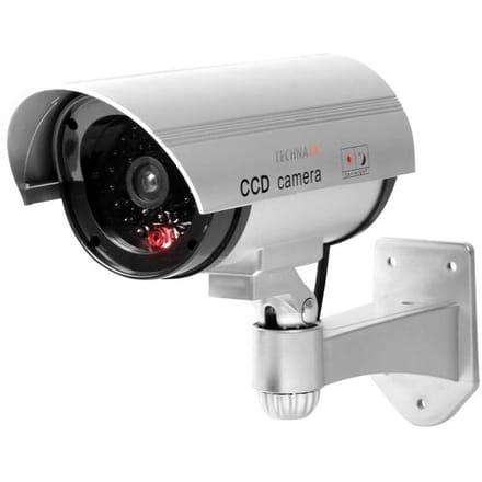 Technaxx TX-18 CCTV-bewakingscamera Binnen & buiten Rond - Dummy Camera - Zwart/Zilver