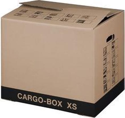 10 x CARGO-BOX Verhuisdoos SMARTBOXPRO XS - 46 x 35 x 40 cm - bruin