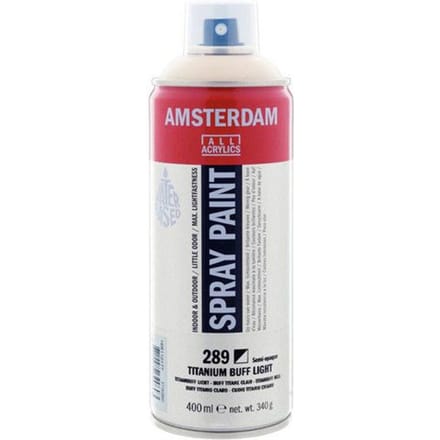 Spuitbusverf - Spraypaint - #289 - Titaanbuff licht - Amsterdam - 400ml