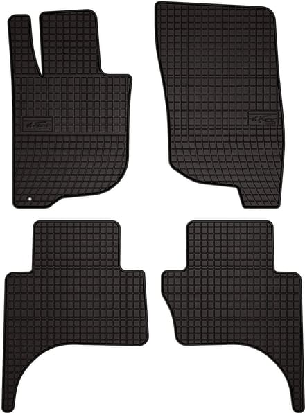 Wielganizator SolidPRO Serie - Zwarte Rubberen Automatten - Mitsubishi L200 V - Antislip - Model Specifiek