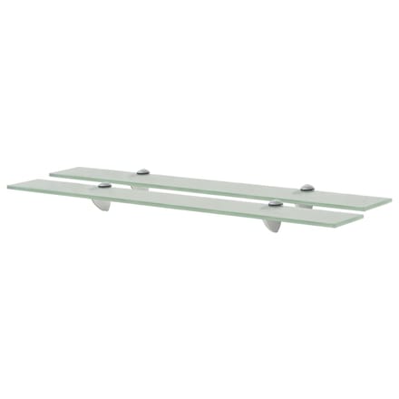 vidaXL - Schappen - zwevend - 2 - st - 70x10 - cm - 8 - mm - glas