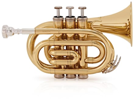 Pocket Trompet van Gear4music, goud
