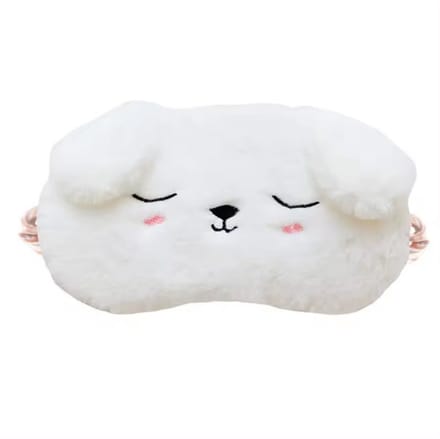 Slaapmasker Kind - Wit Hondje Puppy - Vanaf 5 jaar